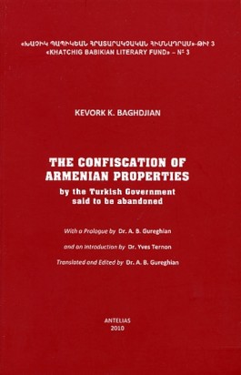 Confiscation of Armenian Properties by the Turkish Government Said to be Abandoned, The